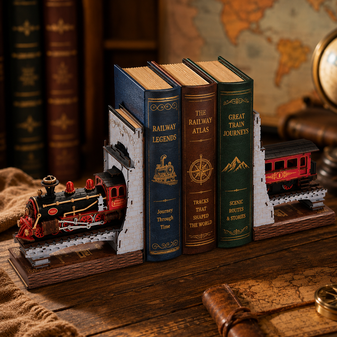Book nook DIY kit - miniature shelf insert for book lovers.