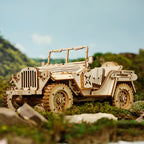 ROKR Army Jeep Modellbau 3D Holzpuzzle