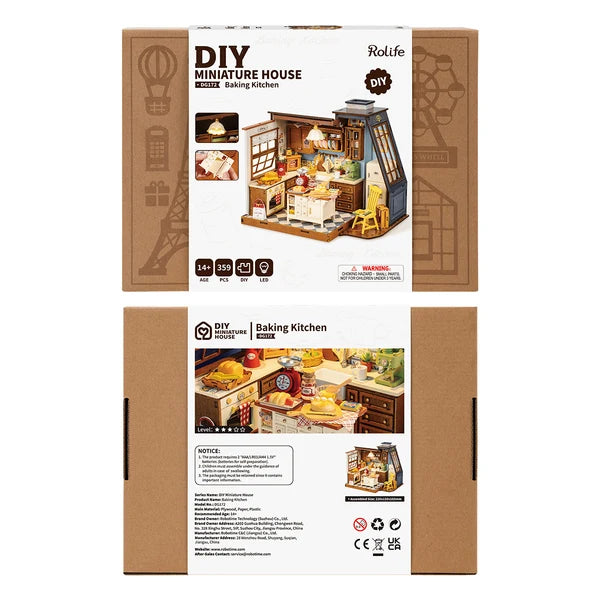 Rolife Backküche DIY Miniaturhaus