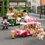 Rolife Beverly's Eiscreme-Wagen 3D Holzpuzzle
