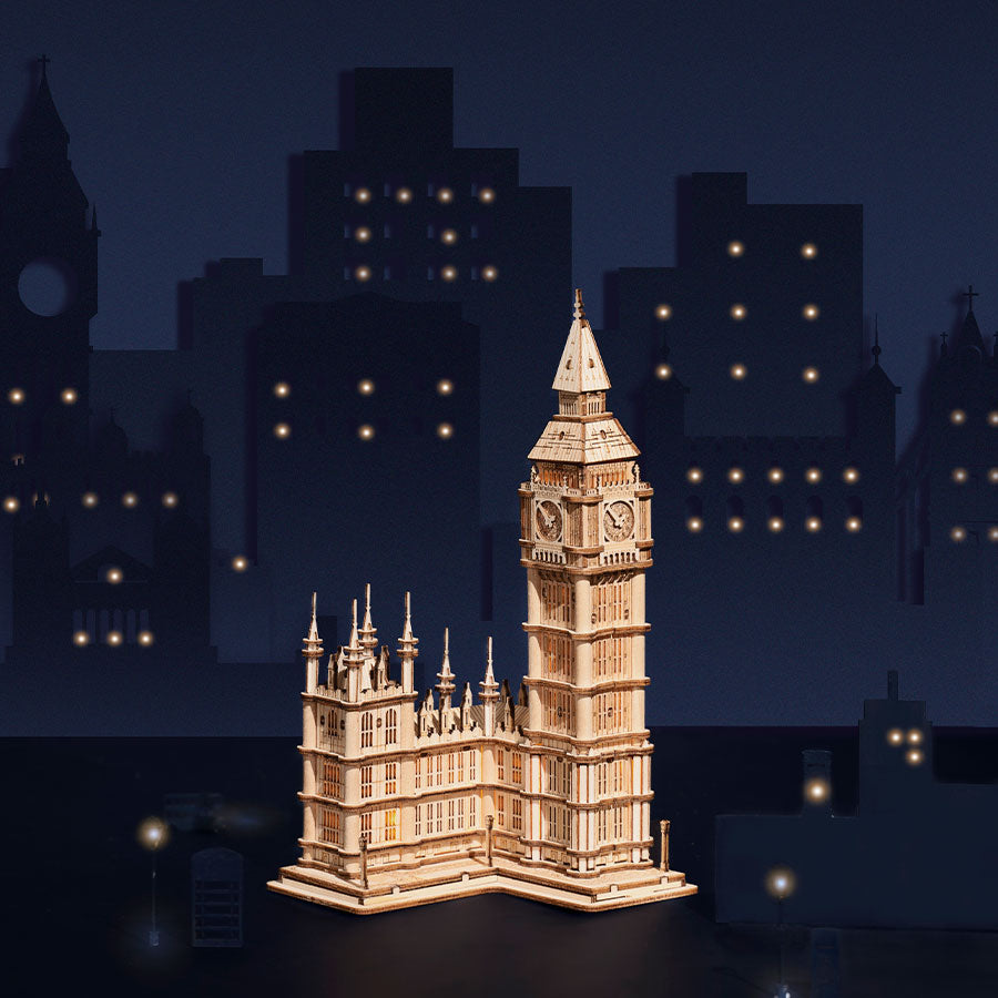 Rolife Big Ben mit LED-Beleuchtung