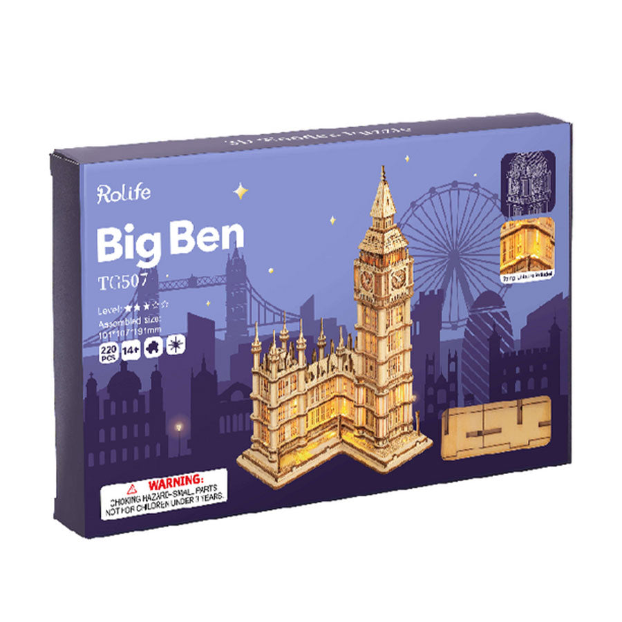 Rolife Big Ben mit LED-Beleuchtung