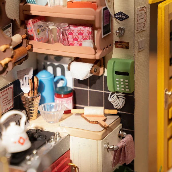 Rolife Gemütliche Küche DIY Miniaturhaus