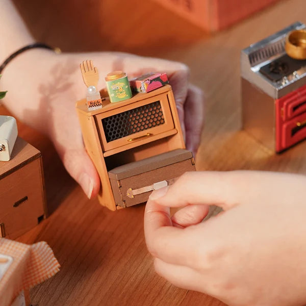 Rolife Gemütliche Küche DIY Miniaturhaus