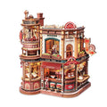 ROKR Traum Kaffeefabrik Spieluhr Holz 3D Puzzle