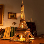 Rolife Nacht des Eiffelturms 3D-Holzpuzzle