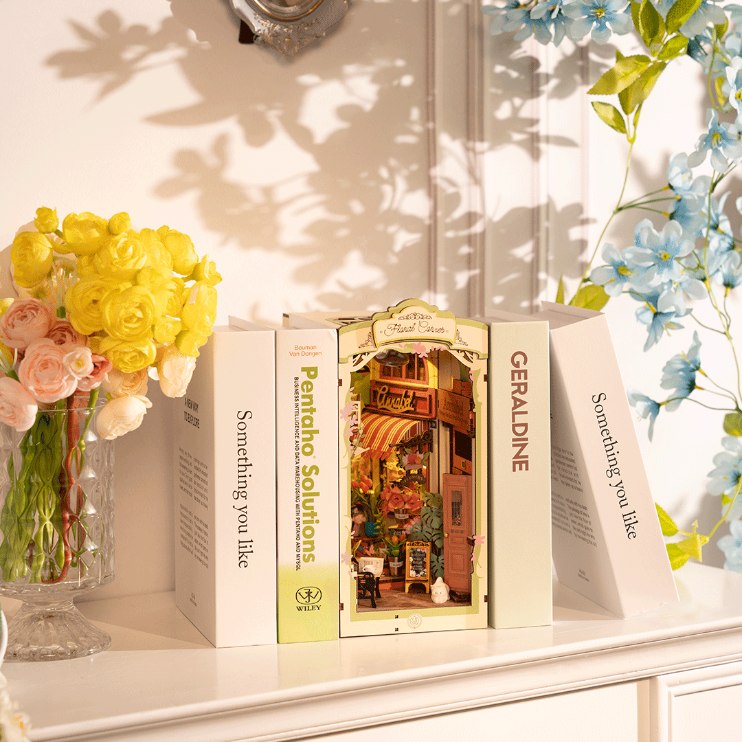 Rolife Floral Corner DIY-Bücherregal