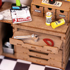Rolife Garage Werkstatt DIY Miniaturhaus