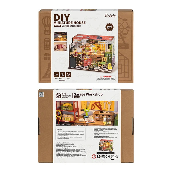 Rolife Garage Werkstatt DIY Miniaturhaus