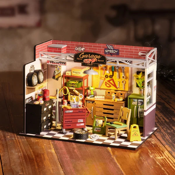 Rolife Garage Werkstatt DIY Miniaturhaus
