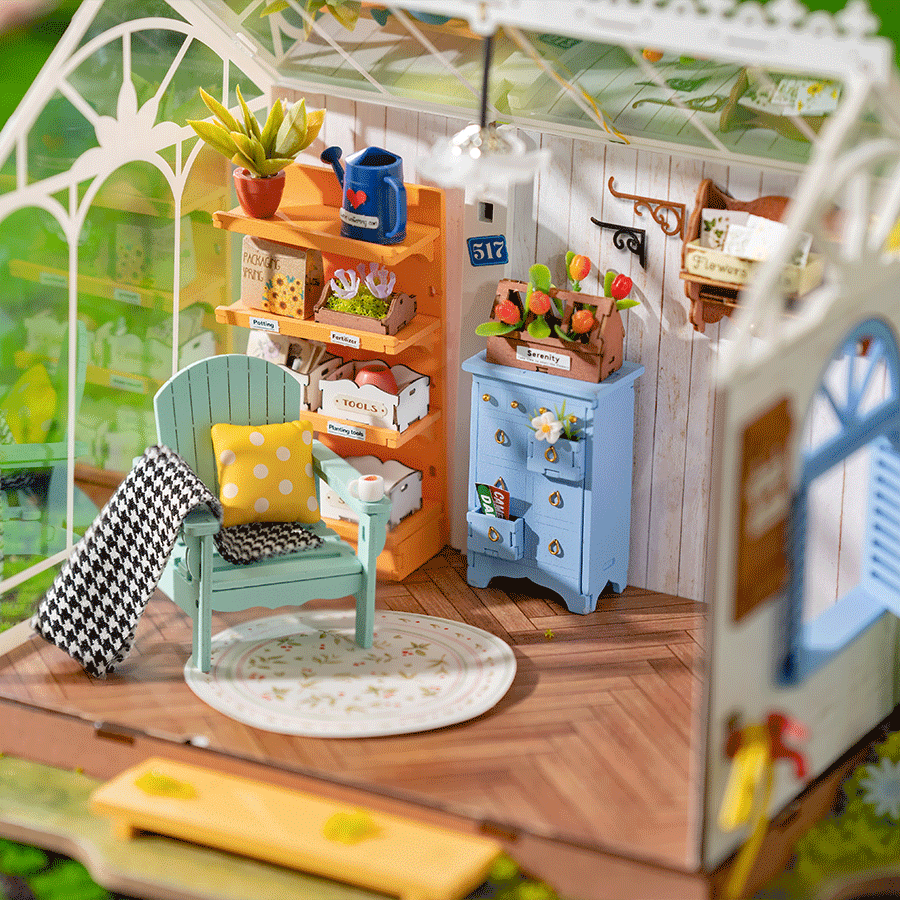 Rolife Dreamy Garden House DIY Miniaturhaus