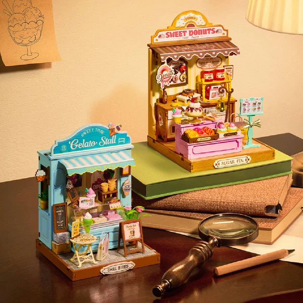 Rolife Gelato-Stand Miniatur-DIY-Haus