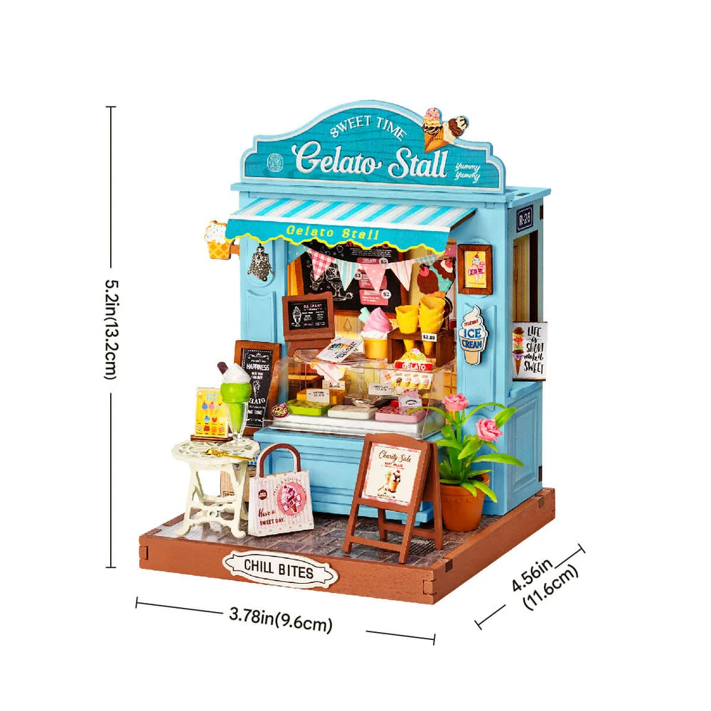 Rolife Gelato-Stand Miniatur-DIY-Haus