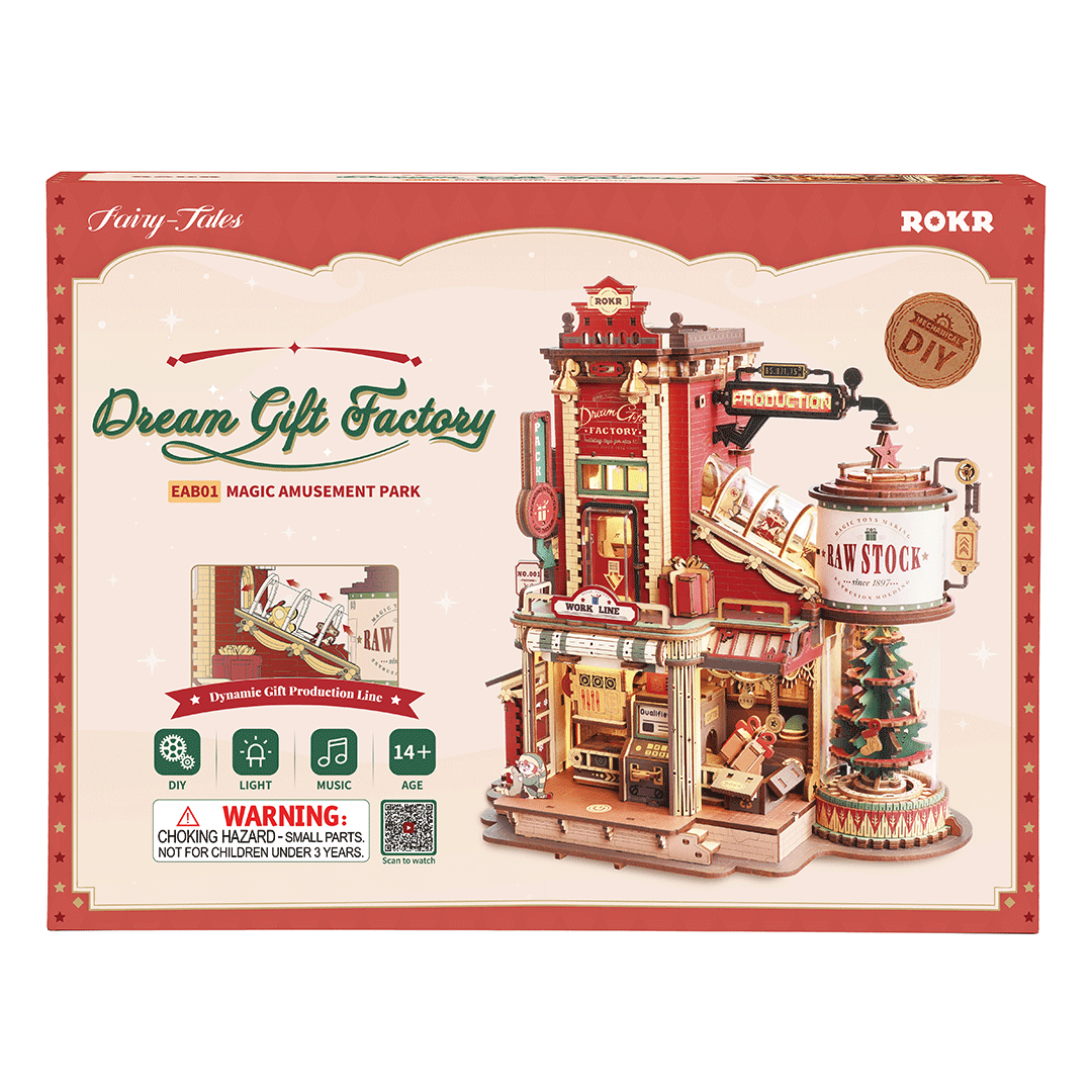 ROKR Dream Gift Factory Spieluhr aus Holz