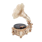ROKR Klassisches Grammophon 3D Holzpuzzle (Elektrische Version)