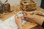 ROKR Klassisches Grammophon 3D Holzpuzzle (Elektrische Version)