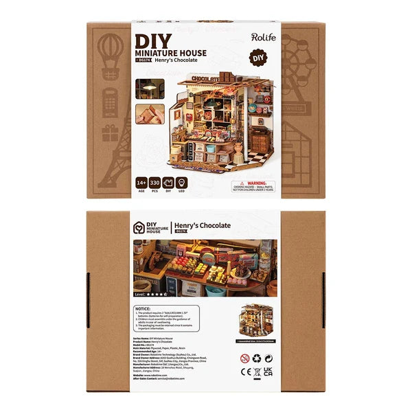 Rolife Henrys Schokolade DIY Miniaturhaus