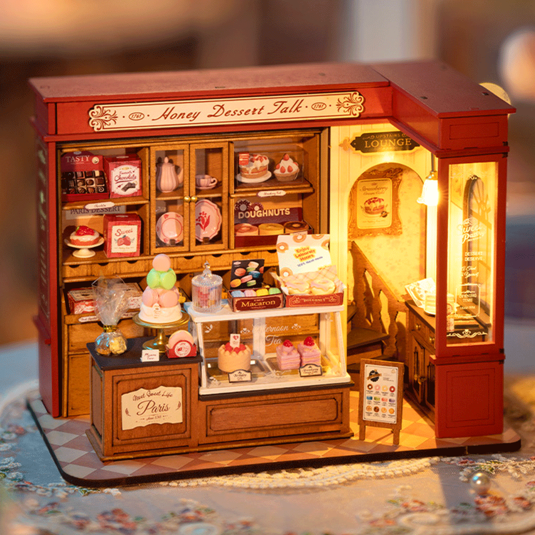Rolife Honig Dessertgespräch DIY Miniaturhaus