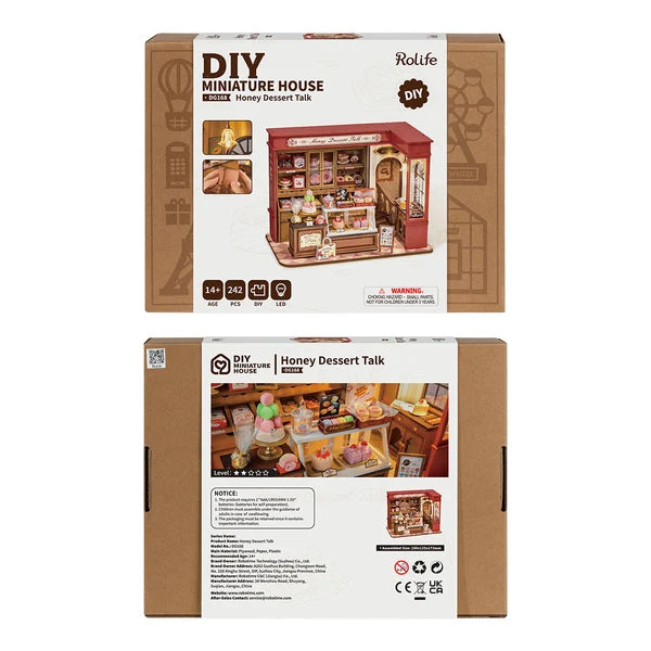 Rolife Honig Dessertgespräch DIY Miniaturhaus
