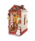 Rolife Weihnachtliches Indoor-Szenen Book Nook
