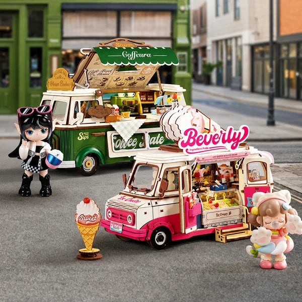 Rolife Leo's Coffee Truck 3D Holzpuzzle
