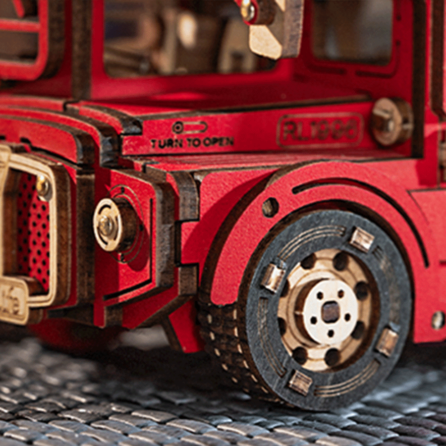 Rolife London Doppeldeckerbus 3D Holzpuzzle