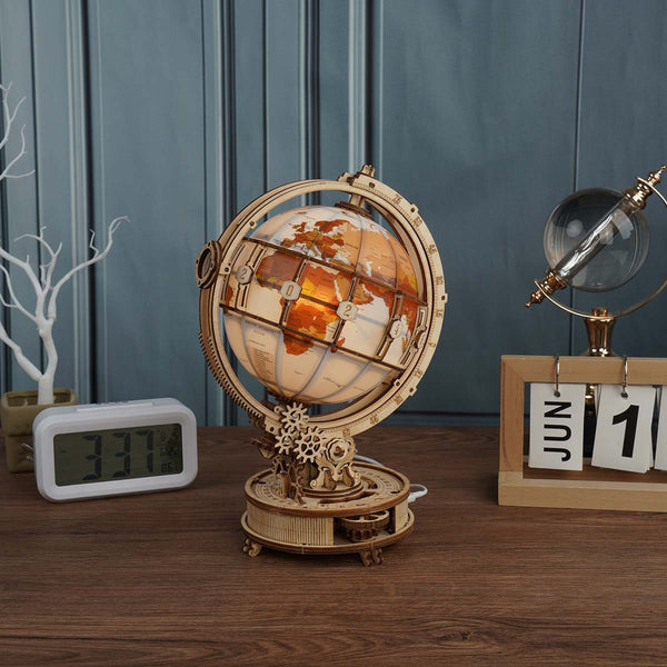 ROKR Leuchtglobus 3D-Holzpuzzle