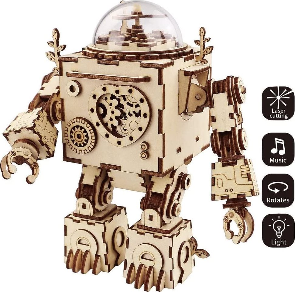 ROKR Roboter Orpheus 3D Holzpuzzle