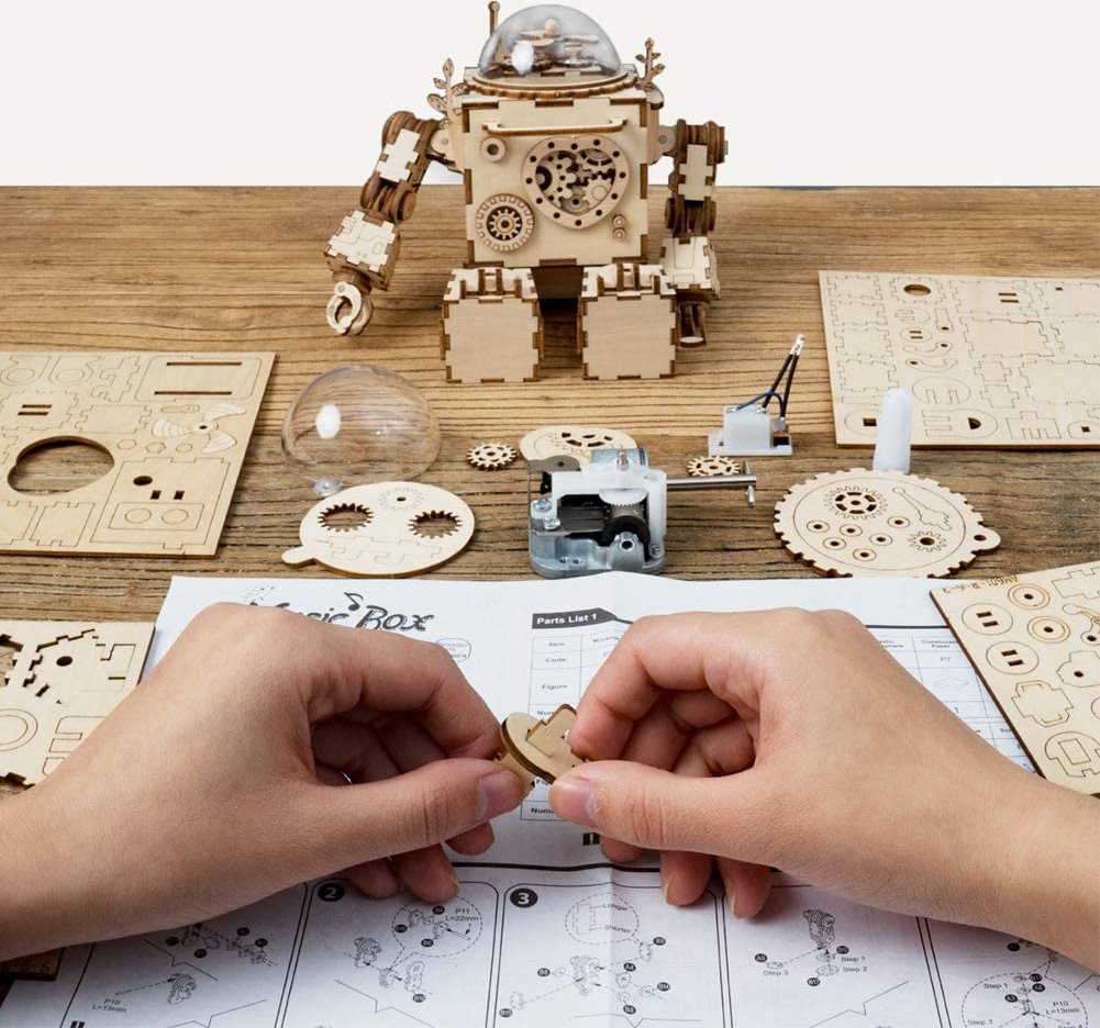 ROKR Roboter Orpheus 3D Holzpuzzle