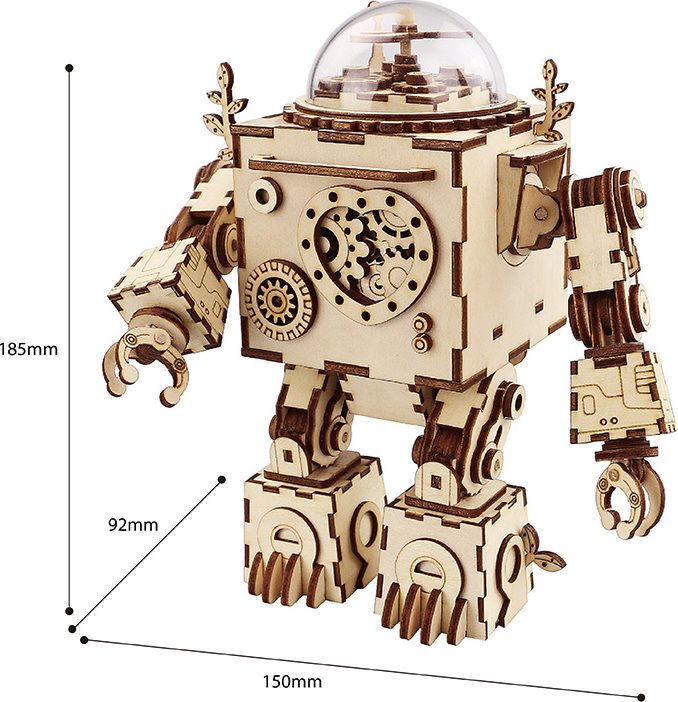 ROKR Roboter Orpheus 3D Holzpuzzle