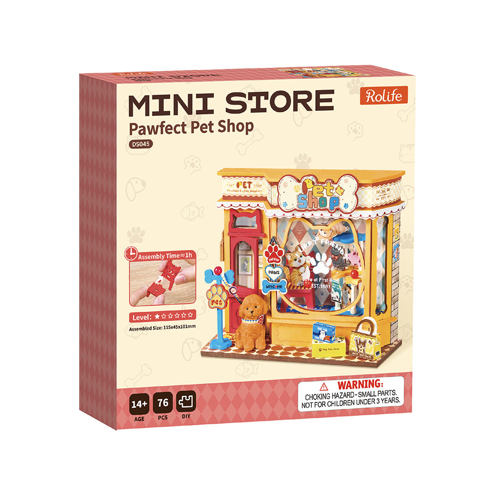 Rolife Pawfect Pet Shop DIY Miniaturhaus