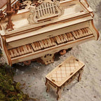 ROKR Magisches Klavier Mechanische Spieluhr 3D-Holzpuzzle