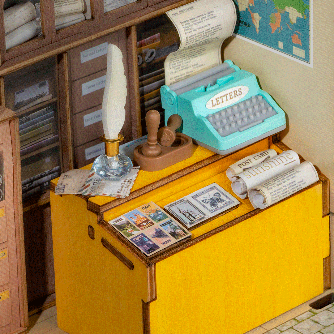 Rolife Century Post Office DIY Miniaturhaus