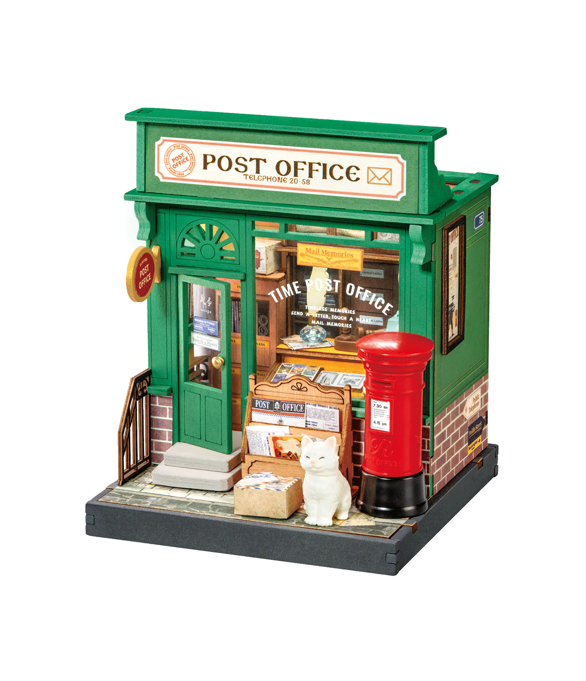 Rolife Century Post Office DIY Miniaturhaus