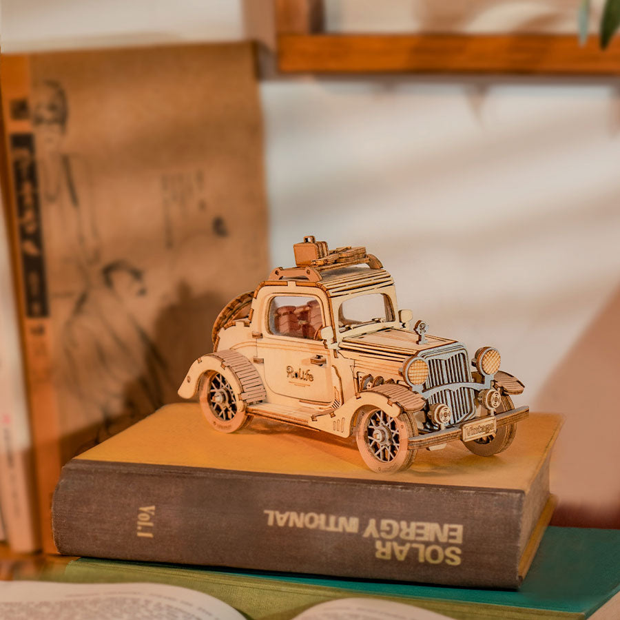 Rolife Vintage Auto 3D Holzpuzzle