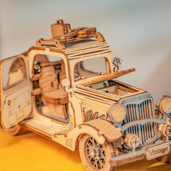 Rolife Vintage Auto 3D Holzpuzzle