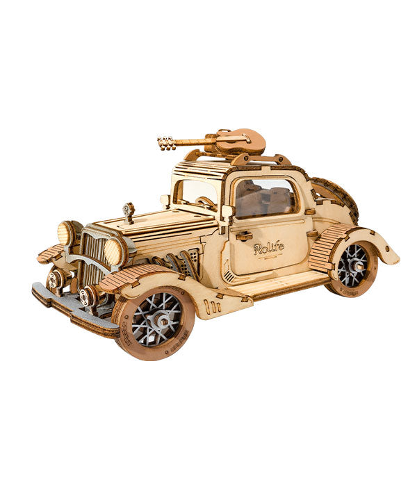 Rolife Vintage Auto 3D Holzpuzzle