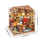 Rolife Sam's Studierzimmer-Bibliothek DIY Miniaturhaus
