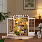 Rolife Secret Bloomy Nook DIY-Bücherregal-Einsatz