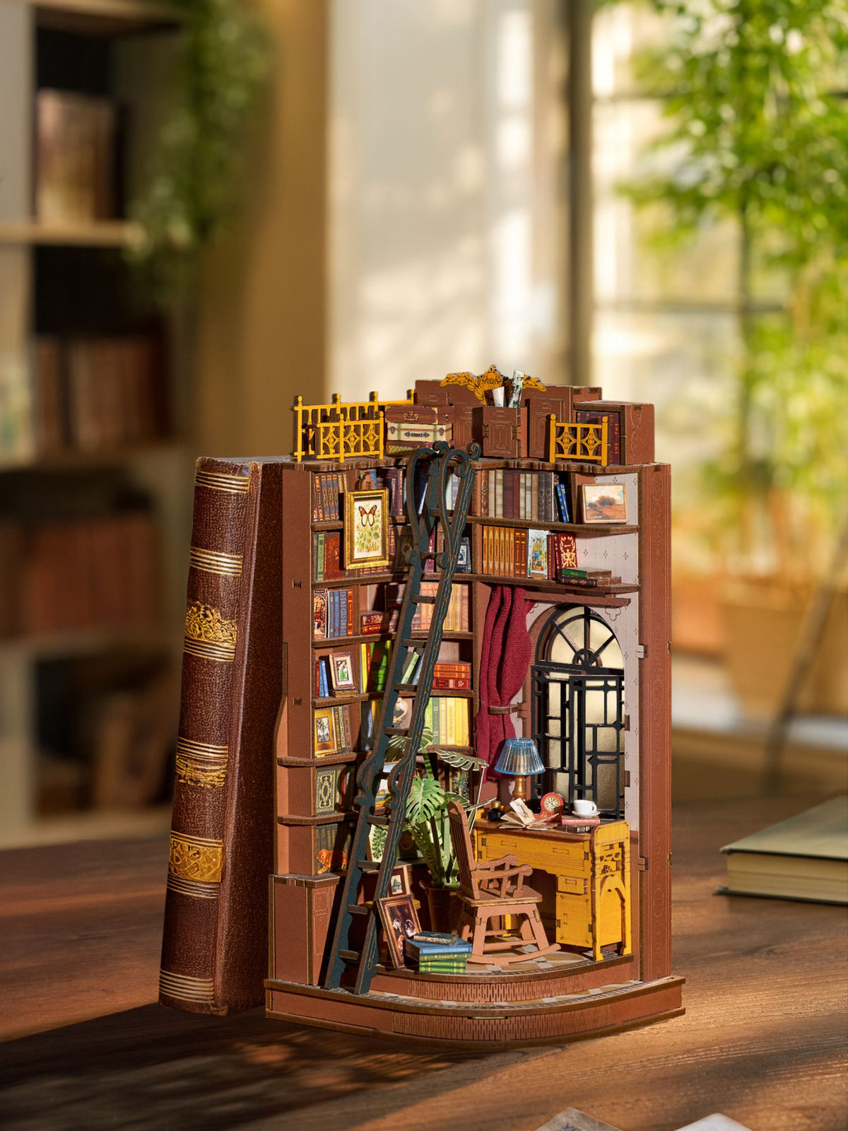 Rolife Silent Corner Study DIY-Bücherregal-Einsatz