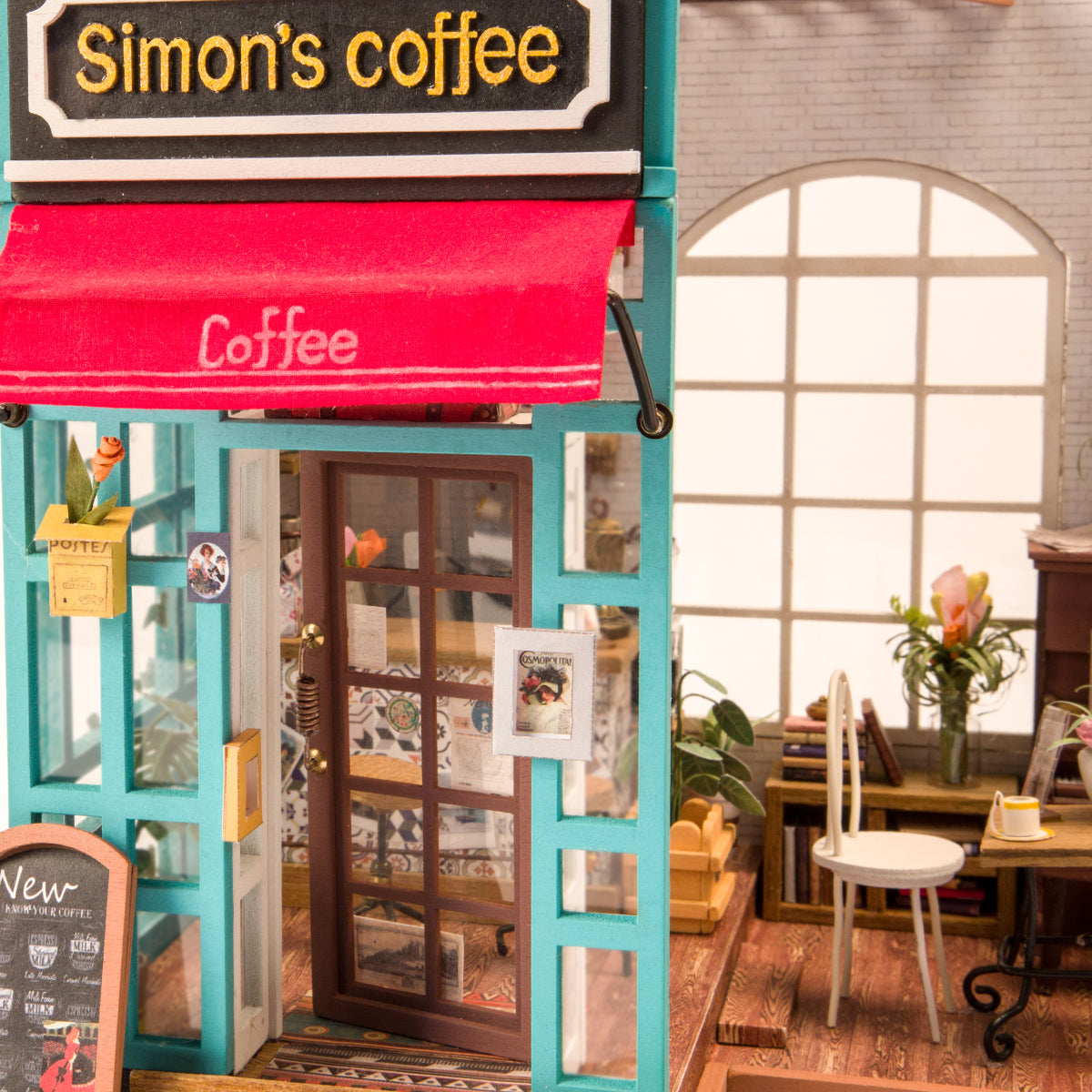 Rolife Simons Kaffee DIY Miniaturhaus