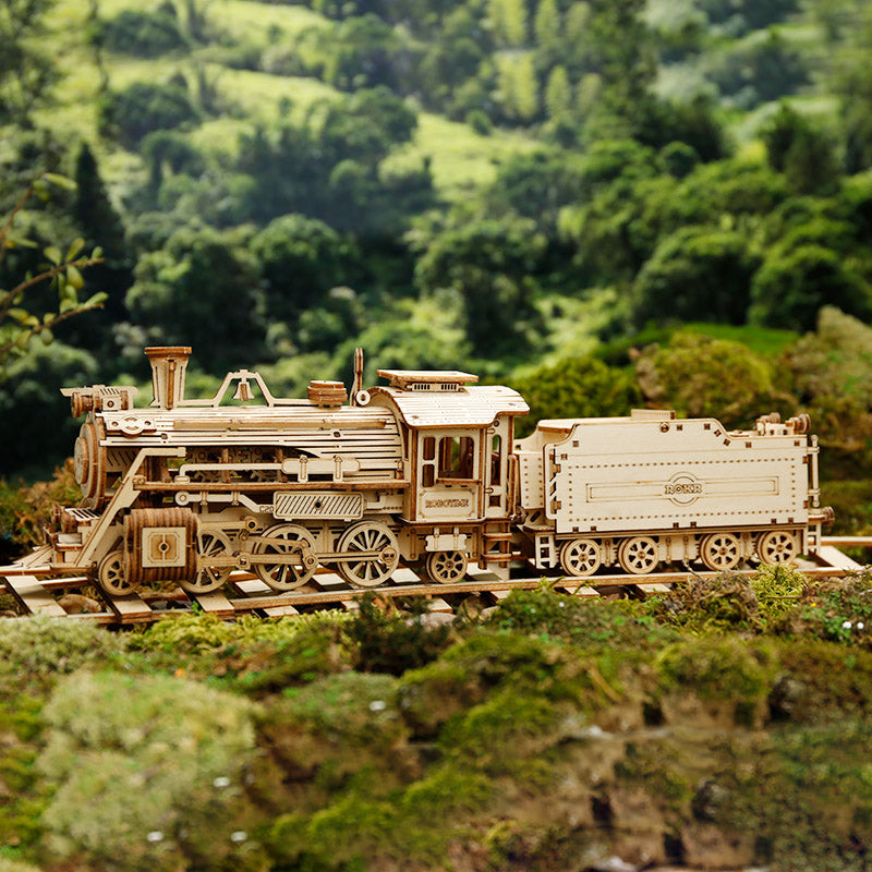 ROKR Prime Dampf-Expresszug 3D Holzpuzzle