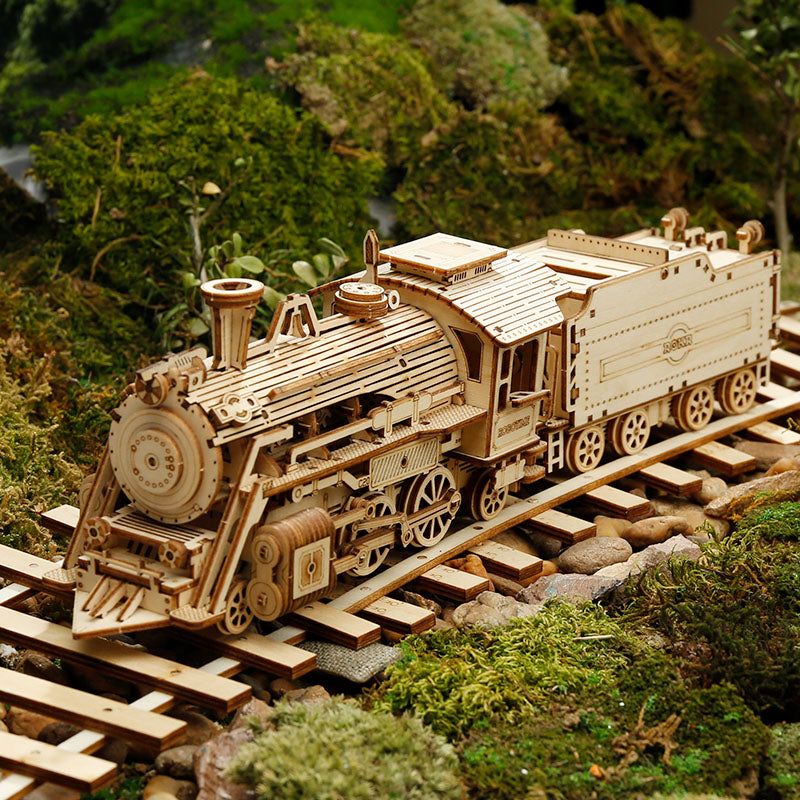 ROKR Prime Dampf-Expresszug 3D Holzpuzzle