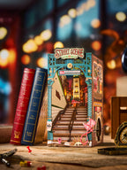 Rolife Straßenansicht DIY Bücherregaleinsatz