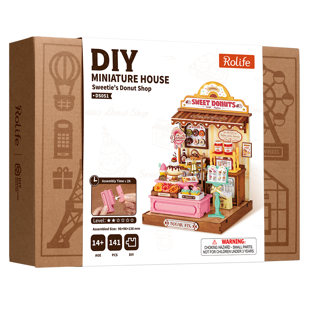Rolife Sweetie's Donut Shop DIY Miniaturhaus
