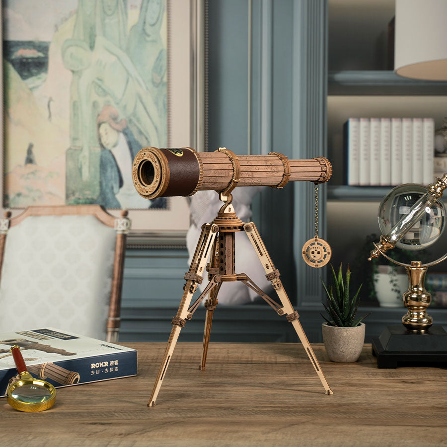 ROKR Monokulares Teleskop 3D Holzpuzzle