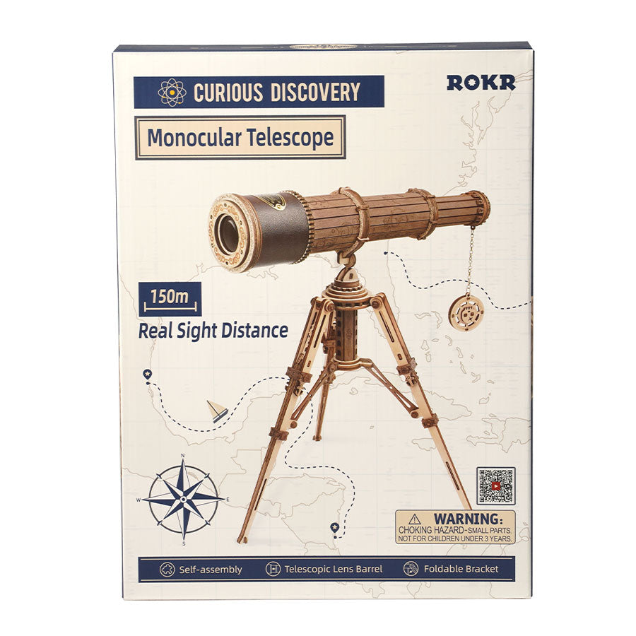 ROKR Monokulares Teleskop 3D Holzpuzzle