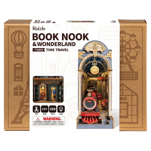 Rolife Time Travel DIY-Bücherregaleinschub