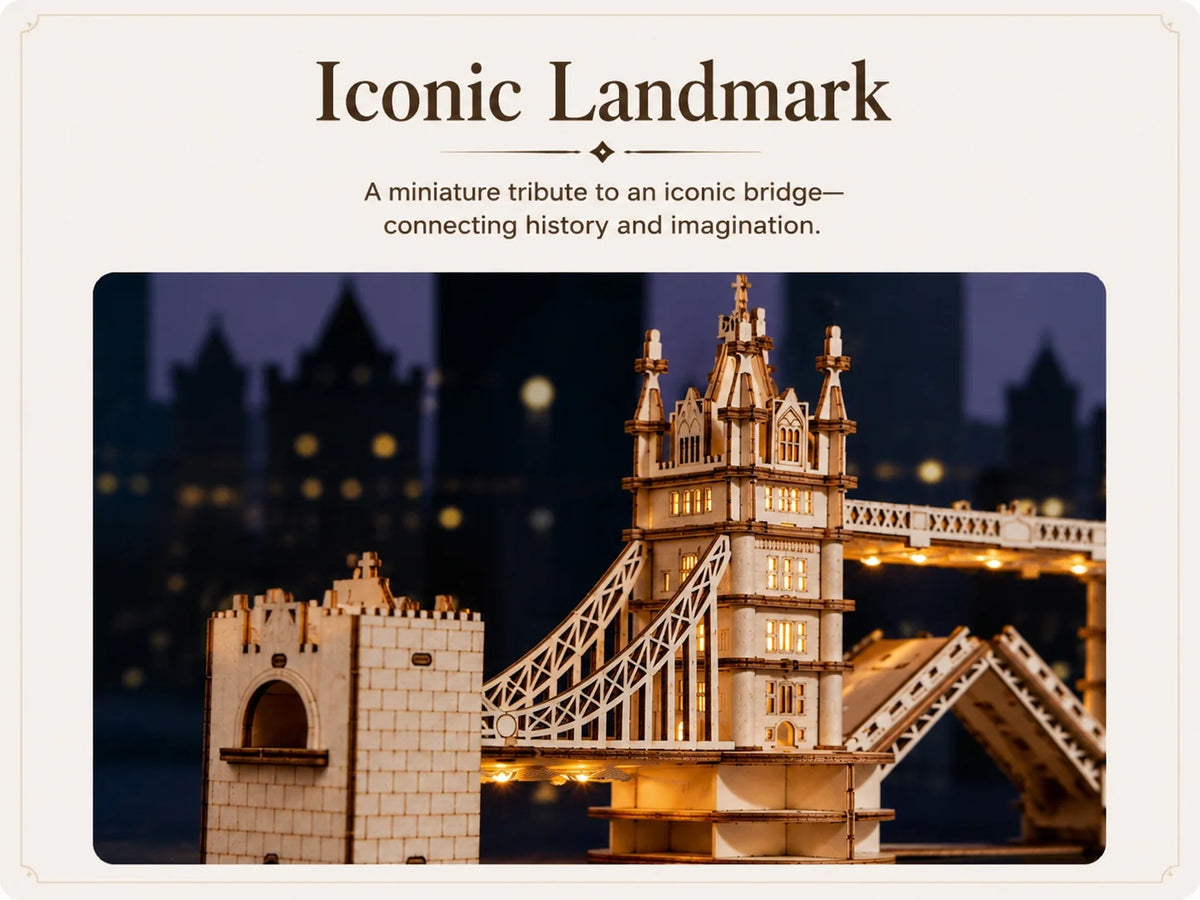 Rolife Tower Bridge mit LED-Beleuchtung