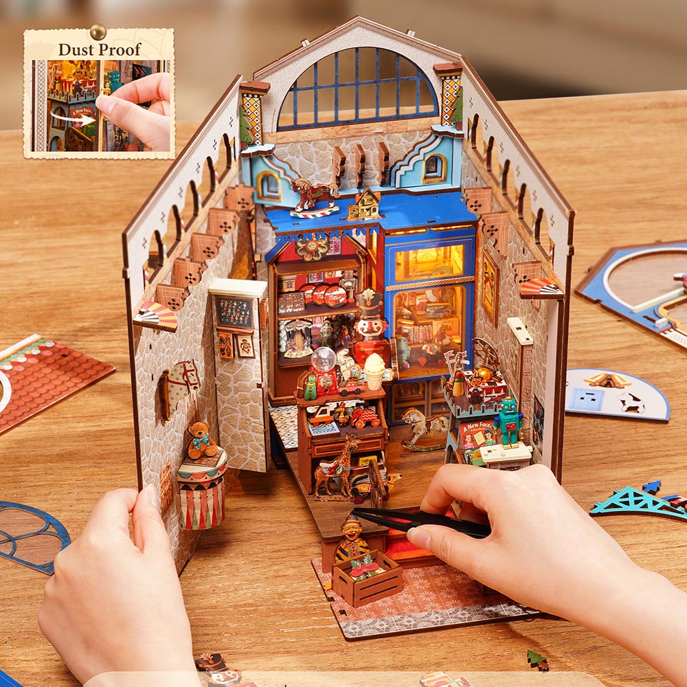 Rolife Schatzspielzeugladen DIY Bücherregaleinsatz